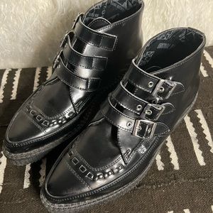 TUKs CREEPERS size UK 40 women US size 9/9 1/2 worn once!